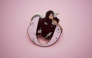 Rose Mermaid Pin