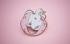 Rose Mermaid Pin